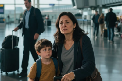 MOM, WE CAN’T GO BACK HOME. I HEARD DAD ON THE PHONE, HE SAID SOMETHING BAD IS GOING TO HAPPEN TO US,” MY SON WHISPERED JUST AS MY HUSBAND BOARDED A PLANE FOR A BUSINESS TRIP. SO WE HID I PANICKED WHEN I SAW…