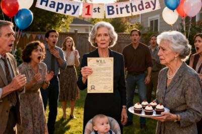 AFTER MY HUSBAND’S FUNERAL, I WENT TO MY SISTER’S SON’S FIRST BIRTHDAY PARTY, AND SHE ANNOUNCED, ‘MY SON IS YOUR HUSBAND’S CHILD. SO AS INHERITANCE, I’LL TAKE HALF OF YOUR $800K HOUSE. SHE EVEN SHOWED ME HIS WILL. I SAID, ‘OH, I SEE, AND TRIED TO HOLD BACK MY LAUGHTER. BECAUSE MY HUSBAND…