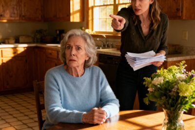 MY DAUGHTER-IN-LAW SMIRKED AT ME WHEN HER PARENTS ARRIVED TO MOVE INTO MY HOUSE. I JUST SMILED AND HANDED THEM A WELCOME NOTE… THEIR FACES WENT WHITE