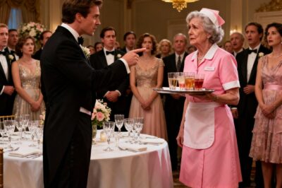 SHE’S JUST A WAITRESS, MY SON-IN-LAW TOLD THE WEDDING GUESTS. THEN SOMEONE SHOUTED, ‘SHE’S ON TV!! MY SON-IN-LAW WINE GLASS SLIPPED RIGHT OUT OF HIS HANDS AND CRASHED ON THE FLOOR. ACTUALLY, I WAS…