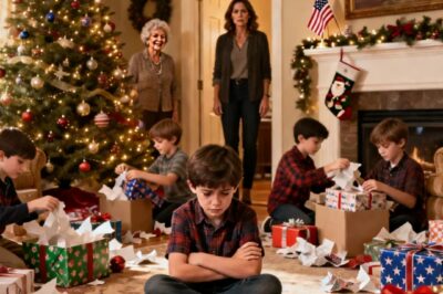 I came home for Christmas and my mom “forgot” to give my son a gift, while my sister’s kids got 36 presents. I zipped his jacket and left quietly. The next day, I removed them from the trust. 15 minutes later, dad called asking for $3,000. By night, mom had 77 missed calls.