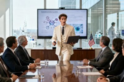 I WAS PRESENTING TO INVESTORS WHEN THE CEO’S SON INTERRUPTED AND SAID “WE DON’T NEED YOUR IDEAS ANYMORE.” HE STOLE MY RESEARCH, SMILED, AND SAID “ENJOY THE FUNDING.” 48 HOURS LATER, THE CEO WAS BANGING ON MY DOOR BECAUSE…