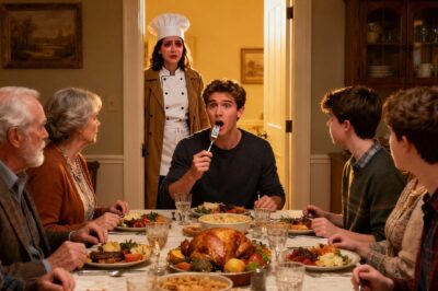 I SHOWED UP AT A STRANGER’S HOUSE FOR THANKSGIVING BY MISTAKE. THEY OPENED THE DOOR: “YOU’RE HERE! FINALLY!” BEFORE I COULD EXPLAIN, THEY PULLED ME INSIDE. FED ME. TREATED ME LIKE FAMILY. I KEPT TRYING TO TELL THEM. THEN SOMEONE WALKED IN AND SAID FIVE WORDS THAT CHANGED EVERYTHING. SUDDENLY EVERYONE WAS STARING AT ME. “WHO ARE YOU?”