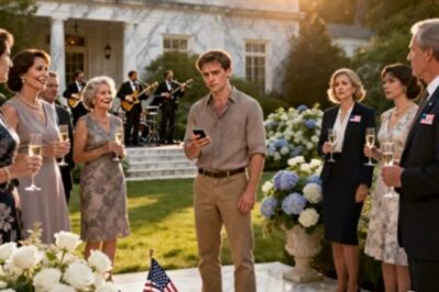 “HE CLEANS OFFICES AT NIGHT,” MOM TOLD HER WEALTHY FRIENDS. SISTER SMIRKED: “IT’S ALL HE CAN HANDLE.” I SMILED POLITELY. THE LIVING ROOM TV SUDDENLY BLARED: “BREAKING: WORLD’S YOUNGEST HEDGE FUND MANAGER REVEALS $12B PORTFOLIO…