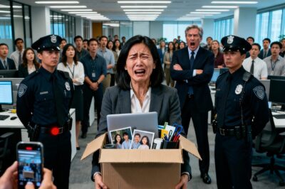 HE YELLED, “YOU STOLE $2 MILLION FROM US. SECURITY, GET HER OUT NOW!” AND FIRED ME IN FRONT OF 200 COWORKERS IN THE MIDDLE OF AN OFFICE DAY TAKING MY PHONE, LAPTOP, EVERYTHING. I WAS ABOUT TO LOSE EVERYTHING WHEN MY ELDERLY NEIGHBOR CAME AND SAID, “I WAS MERIDIAN’S ATTORNEY FOR 40 YEARS. YOUR BOSS IS THE REAL THIEF. LET ME HELP YOU DESTROY HIM.”