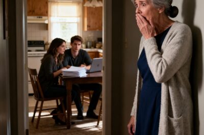 I CAME HOME FROM THE LAWYER’S OFFICE FEELING GRATEFUL THAT MY LATE HUSBAND JAMES LEFT ΜΕ $800,000 AND A CABIN IN THE CASCADES. BUT WHEN I WALKED IN I HEARD MY STEPDAUGHTER AND HER HUSBAND… AND THEIR PLAN TO STEAL IT COMPLETELY FROZE ME.