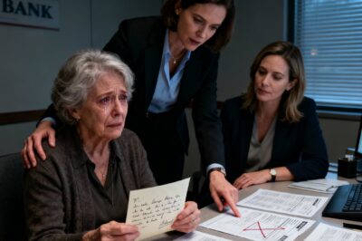 THREE MONTHS AFTER MY HUSBAND’S FUNERAL, HIS BANK MANAGER CALLED AND SAID “I’VE FOUND SOMETHING WRONG. DON’T SIGN ANYTHING.” THEN SHE ADDED “AND DON’T TELL YOUR DAUGHTER-IN-LAW. YOU COULD BE IN DANGER.” WHEN I SAW WHAT MY HUSBAND LEFT BEFORE HE DIED, I REALIZED THE HORRIBLE TRUTH.