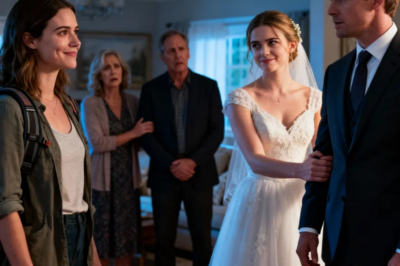 MY SISTER STOLE MY WEDDING DRESS AND MARRIED MY FIANCÉ FOR HIS MONEY, WHILE I WAS OVERSEAS VOLUNTEERING. MY PARENTS AGREED TO IT TOO. UPON MY RETURN, WHEN SHE SMUGLY TRIED TO INTRODUCE MY FIANCÉ AS HER HUSBAND, I COULDN’T HELP BUT LAUGH. BECAUSE THE MAN SHE MARRIED WAS…