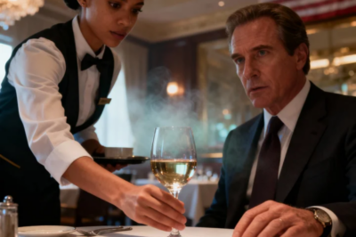 The Waitress Switched His Glass in Silence — The Billionaire Watched, Realizing She’d Saved His Life