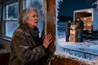 MY DAUGHTER AND HER HUSBAND LOCKED ME IN THE BOATHOUSE OVERNIGHT IN FREEZING WINTER. THEY WANTED TO TAKE MY LAKEHOUSE AND PUT ME IN A NURSING HOME. BUT WHILE TRAPPED IN THE COLD, I FOUND A HIDDEN SAFE. INSIDE WERE DOCUMENTS REVEALING MY LATE HUSBAND’S SECRET: A DAUGHTER SHE NEVER KNEW EXISTED FOR 45 YEARS…