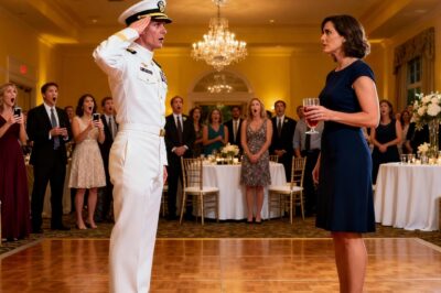 “This is our family’s biggest embarrassment,” my mom said as she introduced me to my sister’s fiancé-a seal commander. They all chuckled. He shook my hand… Then paused. His eyes snapped open. He stepped back and gave a full salute: “admiral Kent, ma’am.” my entire family froze.