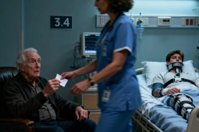 I went to the hospital to take care of my son who had a broken bone. While he was sleeping, the head nurse quietly slipped a piece of paper into my hand: “don’t come again. He’s lying. Check the camera at 2 a.m.” what I saw on the footage left me in shock.