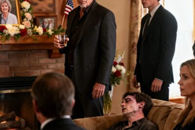 Three days after burying my wife, I sold my firm for 3.8 million and hosted a memorial, but I watched my youngest son drop something into my whiskey, so when he wasn’t looking I let his brother take that glass instead… Ten minutes later he started to…