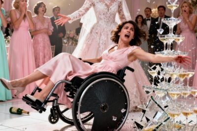 Sister told guests I was faking paralysis for pity, then pulled me from my chair into a $10k champagne tower-what she didn’t see was who was already dialing 911 behind her.