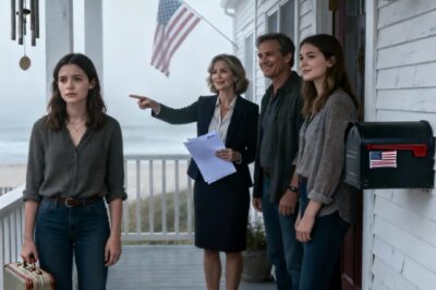 After my graduation, I quietly moved my grandparents’ estate into a trust – just in case. My parents and my sister showed up, grinning “we had the house signed into my name you’re out by Friday”. I just smiled and said “you really think I’d let that happen?”. Two days later, they returned with movers. And froze when they saw who was standing on the porch… Holding the folder…