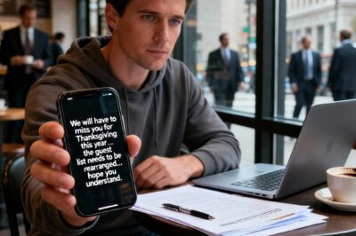 My family kicked me out of thanksgiving because I looked too poor, but they didn’t know i just sold my company for $220 million and the news was scheduled to break on every phone in the room the exact moment they started carving the turkey…