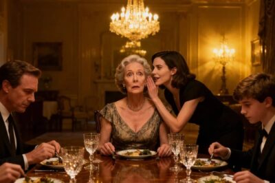 At the family dinner, my daughter-in-law came up to me and whispered, “I’m pregnant with your husband’s baby, You tacky old woman!” I laughed out loud and said, “don’t worry, dear.” weeks later, I gave her a surprise… The DNA test ruined the shrew!