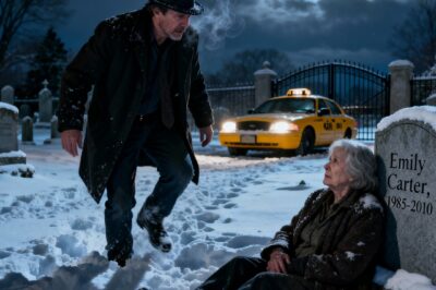 A cab driver drove a 70-year-old woman to the cemetery on a winter evening . “don’t wait for me,” she said, but the man decided to follow her and turned pale at what he saw.