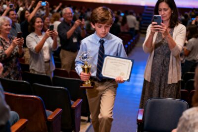 ENTIRE FAMILY MISSED HIS ACADEMIC AWARDS. TWO HOURS LATER, MOM TEXTED: ‘SEND $6,000 FOR YOUR SISTER’S CAR.’ I TRANSFERRED 5 CENTS WITH ‘BUY GAS.’ THEN REMOVED THEIR HOUSE KEYS. COPS ARRIVED THURSDAY….