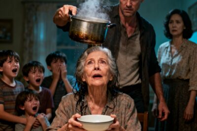 MY SON POURED SOUP ON MY HEAD BECAUSE I ASKED FOR A SECOND HELPING OF FOOD. I WIPED MY FACE AND LEFT. AT THE NEXT MORNING HIS BANK ACCOUNT WAS EMPTY, AND I HAD ALREADY…