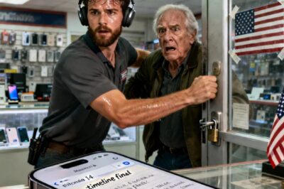 I took my daughter-in-law’s phone in for repair. One look at it and the tech whispered, “You need to leave your house immediately…”