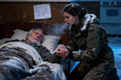 I came home for Christmas. The house was freezing. A note on the counter read: “We went on a cruise. You take care of Grandpa.” I found my grandfather dying, shivering in the dark. They had abandoned him to die. But he opened his eyes and whispered: “They don’t know about… Help me get revenge.” When they returned…