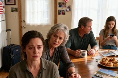 Mom said they couldn’t afford another ticket, so my sister went on the cruise. When they came home, the house was empty and every item I paid for was gone. They lost it.