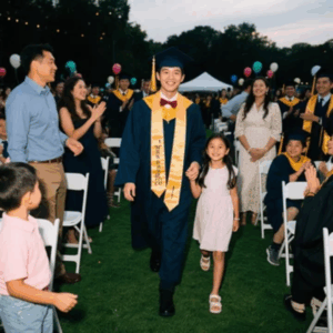 I STEPPED INTO THE GRADUATION PARTY WITH MY KIDS. MY BROTHER SCOFFED, ‘THIS WAS GOING TO BE PERFECT. WHY DID YOU COME?’ MY DAUGHTER WHISPERED, ‘DON’T THEY WANT US?’ I SAID, ‘WE’RE LEAVING.’ BY NIGHTFALL, MY BROTHER UNDERSTOOD EXACTLY WHAT HE’D DESTROYED….