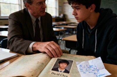 I was a teacher. I couldn’t reach a troubled student. Then I found my old high school yearbook… And a secret, heartbreaking message from a forgotten classmate: the student’s father.