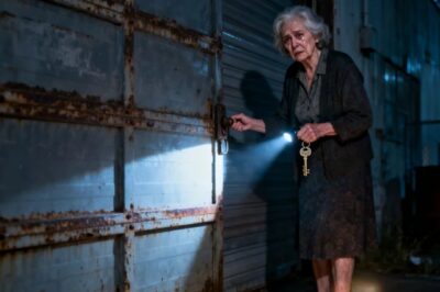 I inherited a run-down garage from my husband, and my son got a penthouse in Los Angeles. When he found out, he called me a “useless old woman” and threw me out of the house. So I decided to spend the night in the garage. But when I opened it, I froze in place at what I saw…