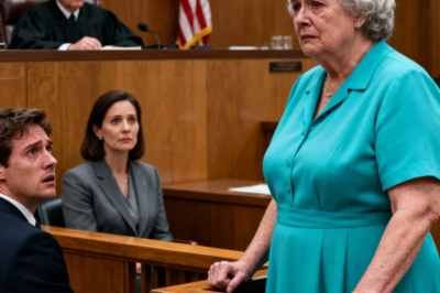 My son pointed at me in front of the judge and said, “This old woman only knows how to waste what she doesn’t deserve.” He was demanding the entire fortune my husband had left me in his will. The judge nodded, and his lawyer smiled, confident of victory. Then I said three words that made the judge turn pale.