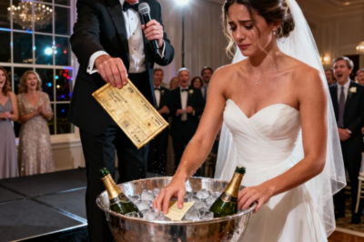 At my wedding, grandpa gave me an old passbook. Dad threw it in the ice: “Trash belongs with trash!” I walked out. I went to the bank anyway. The teller went pale: “Ma’am… do not leave.”