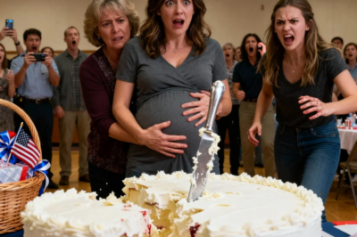 My sister destroyed my baby shower cake in a rage, screaming that I ruined her life, and tried to attack me. My husband took her side, and my own mother restrained me. I’m due in three weeks—and she has a key to my house.