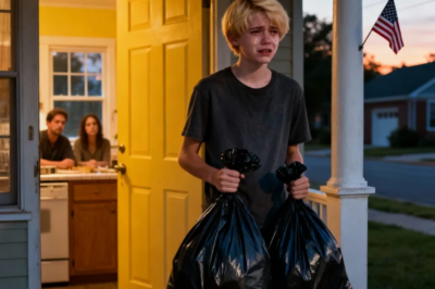 On my 18th birthday, dad threw me out. stepmother laughed: “go before you dirty the house.” i was searching for food in a dumpster when a lawyer approached: “your grandfather left you everything. but there’s one condition…” i started shaking.