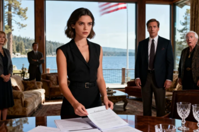 At the will reading, my dad proudly declared: “The entire Lake Tahoe estate goes to my son. she gets nothing.” everyone cheered. I just smiled and looked at the lawyer: “You really don’t know… do you?” the lawyer’s face dropped. My dad screamed: “Know… what?!”