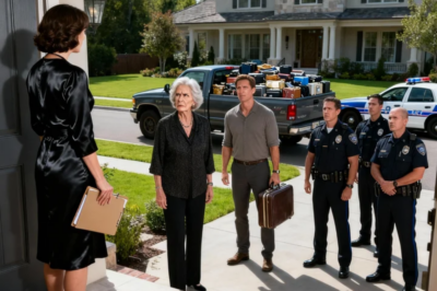 I quietly bought a $1 million house without telling anyone. On the day i moved in, i saw my sister’s husband and his family arrive with movers, attempting to move their belongings into my house. I greeted them calmly with a smile. Suddenly, they yelled, “Wait a minute!”