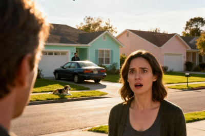 MY HUSBAND SAID: “DON’T BE INSECURE, I’M JUST GRABBING GROCERIES,” I KNEW SOMETHING WAS WRONG. AND THAT’S WHEN I SAW IT: HE WASN’T AT THE STORE. HE WAS PARKED OUTSIDE MY BEST FRIEND’S HOUSE AGAIN. BUT WHEN I WALKED UP, HER NEIGHBOR STOPPED SWEEPING, LOOKED AT ME, AND TOLD ME A TERRIBLE SECRET ABOUT HIM. WHAT I DID NEXT MADE HIM REGRET EVERYTHING HE DID TO ME