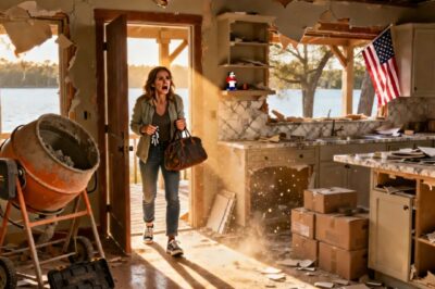 I WENT TO THE LAKE HOUSE TO RELAX FOR THE WEEKEND. BUT THE KITCHEN AND LIVING ROOM WERE DEMOLISHED FOR RENOVATION. MY MOM SAID, ‘WE’RE REMODELING IT FOR YOUR BROTHER AND HIS WIFE.’ I OPENED MY PROPERTY DEED AND CALLED MY ATTORNEY. THE NEXT DAY, MY ENTIRE FAMILY GOT A BIG SURPRISE…