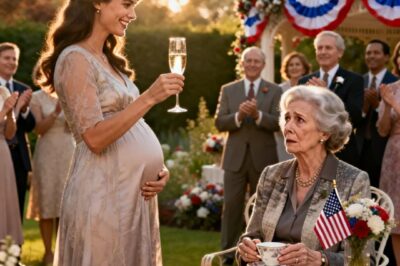 AT MY GRANDSON’S BABY SHOWER, MY DAUGHTER RAISED HER GLASS AND SMILED AT HER MOTHER-IN-LAW: ‘I WANT TO TOAST THE WOMAN WHO SHOULD HAVE BEEN MY MOTHER. SHE WILL ALWAYS BE MY SON’S TRUE AND ONLY GRANDMOTHER. I STAYED SILENT AND QUIETLY LEFT THE PARTY. BUT THE NEXT DAY, SOMETHING ARRIVED AT HER DOOR… THAT CHANGED EVERYTHING.