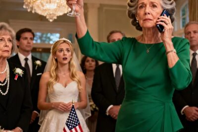 At my daughter’s wedding, I overheard her tell her rich mother-in-law: ‘she’s just a pathetic failure, nothing like you.’ so I stood up during toasts and played a message her deceased father had recorded before he died. The room fell completely silent