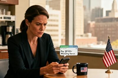 YOU MUST PAY $8,500 FOR THE VENUE,” MY BROTHER’S TEXT DEMANDED. “FAMILY RESPONSIBILITY.” MOM ADDED: “DON’T RUIN HIS SPECIAL DAY.” I REPLIED: “NO.” THAT EVENING, HIS FIANCÉE CALLED THE VENUE OWNER NOW HE IS BEGGING FOR…