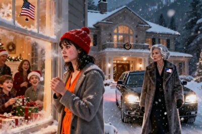 It was-10°c on Christmas eve. My dad locked me out in the snow for “talking back to him at dinner.” I watched them open presents through the window. An hour later, a black limo pulled up. My billionaire grandmother stepped out. She saw me shivering, looked at the house and said one word: “demolish.”