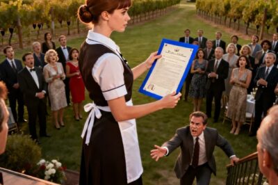 Parents always called me “the slow one” while my sister got into Harvard. On her graduation day, dad said she’d inherit everything – the vineyard, and a $150m estate. I was standing in the back, quietly-until a stranger walked in, gave me an envelope, and whispered… Now’s time to show them who really owns this empire…