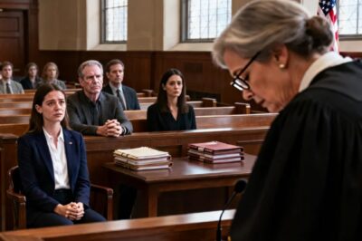 My sister-Dad’s “pride”, stole my identity, opened credit cards in my name, and left me $59,000 in debt. Dad said, “Let it go. She’s your sister.” I filed a police report. In court, my parents testified against me. The judge asked one question… and my father froze.