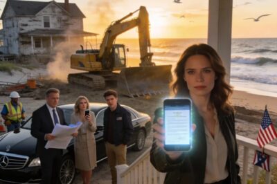 “DEMOLITION STARTS AT 6 AM SHARP.” DAD TOLD THE CONSTRUCTION CREW CONFIDENTLY. MOM AND BROTHER WATCHED EXCITEDLY AS BULLDOZERS LINED UP. I WALKED OVER CALMLY AND HANDED THE FOREMAN MY PROPERTY DEED. “SIR, STOP EVERYTHING. YOU’RE ABOUT TO DESTROY THIS WOMAN’S HOUSE…” THEN…