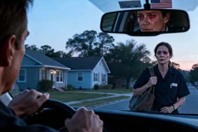 AFTER MY HUSBAND DIED, I GOT A NEW JOB AND EVERY NIGHT THE SAME RIDESHARE DRIVER TOOK ME HOME. I ALWAYS TIP HIM. ONE NIGHT, HE DROVE PAST MY STREET AND SAID: “YOUR NEIGHBOR HAS BEEN WATCHING YOU. DON’T GO HOME TONIGHT. TOMORROW I’LL SHOW YOU THE PROOF.”