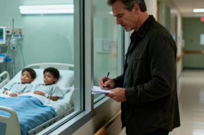 MY WIFE DIVORCED ME AND GOT FULL CUSTODY OF MY TWIN SONS. “THEY’RE ASHAMED YOU’RE THEIR FATHER,” SHE TEXTED. I DIDN’T FIGHT IT. THREE YEARS LATER, ONE TWIN GOT LEUKEMIA. THEY SEARCHED FOR BONE MARROW MATCHES. I VOLUNTEERED. THE ONCOLOGIST RAN THE TESTS AND FROZE. SHE TESTED AGAIN. THEN AGAIN. SHE CALLED THE HOSPITAL BOARD. THEY ALL STARED AT THE RESULTS. “THIS IS MEDICALLY IMPOSSIBLE. HER NEXT 5 WORDS DESTROYED MY EX-WIFE…