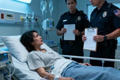 I was still in the HOSPITAL when two POLICE officers walked in. One said: “We need you to come with us.” I asked: “For what?” and he showed me the REPORT. MY SISTER had filed it… full of LIES. She thought I was trapped in that bed with no proof. I looked at the officer and said: “Check the TIME STAMP.” SHE LIED WHILE I WAS DYING.