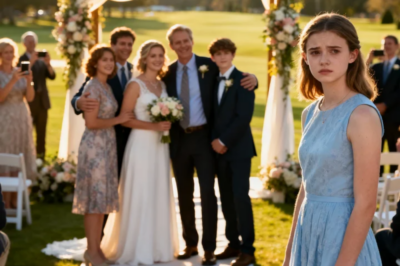 JUST FAMILY IN THE PHOTOS,” MOM SAID AT THEIR VOW RENEWAL. “YOU UNDERSTAND-YOU’RE ADOPTED. NOT REALLY FAMILY.” I STEPPED BACK QUIETLY. EVERYONE PROCEEDED WITHOUT ME. THEN A WOMAN IN JUDICIAL ROBES ARRIVED: “I’M JUDGE HARTFORD. MS. THOMPSON, I HAVE YOUR BIOLOGICAL MOTHER’S ESTATE PAPERS.” SHE OPENED HER BRIEFCASE. “AS SOLE HEIR TO THE WELLINGTON FORTUNE, YOU’VE INHERITED $4.2 BILLION.” THE PHOTOGRAPHER STOPPED. JUDGE HARTFORD CONTINUED: “INCLUDING THIS COUNTRY CLUB WHERE WE’RE STANDING. IT’S YOURS NOW.” MY “FAMILY” STOOD FROZEN.