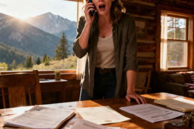 MOUNTAIN CABIN’S GONE – $680,000 ΤΟ COVER MY BUSINESS DEBT,” DAD SAID AT BREAKFAST. THE CLOSING WAS SET FOR FRIDAY. BUYERS HAD HIRED AN ARCHITECT FOR RENOVATIONS. THE COUNTY RECORDER’S OFFICE CALLED: “SARAH? THIS IS MARCUS. SOMEONE JUST TRIED TO RECORD A FRAUDULENT DEED ON YOUR CABIN